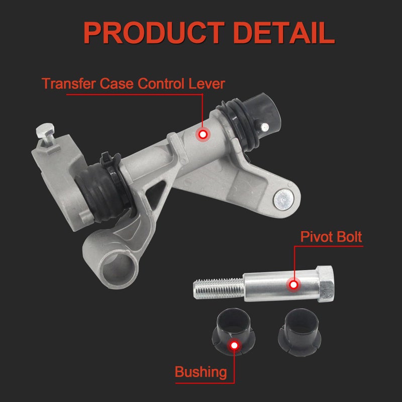 USTAR 600-602 4WD Transfer Case Lower Control Lever Shift Linkage Fit for Ford F150 Bronco 1992-96 Ford F250 1992-98 Ford F350 1992-97 F3TZ-7210-C F6TZ-7210-B F6TZ7210C F6TZ7210HA - Image 4